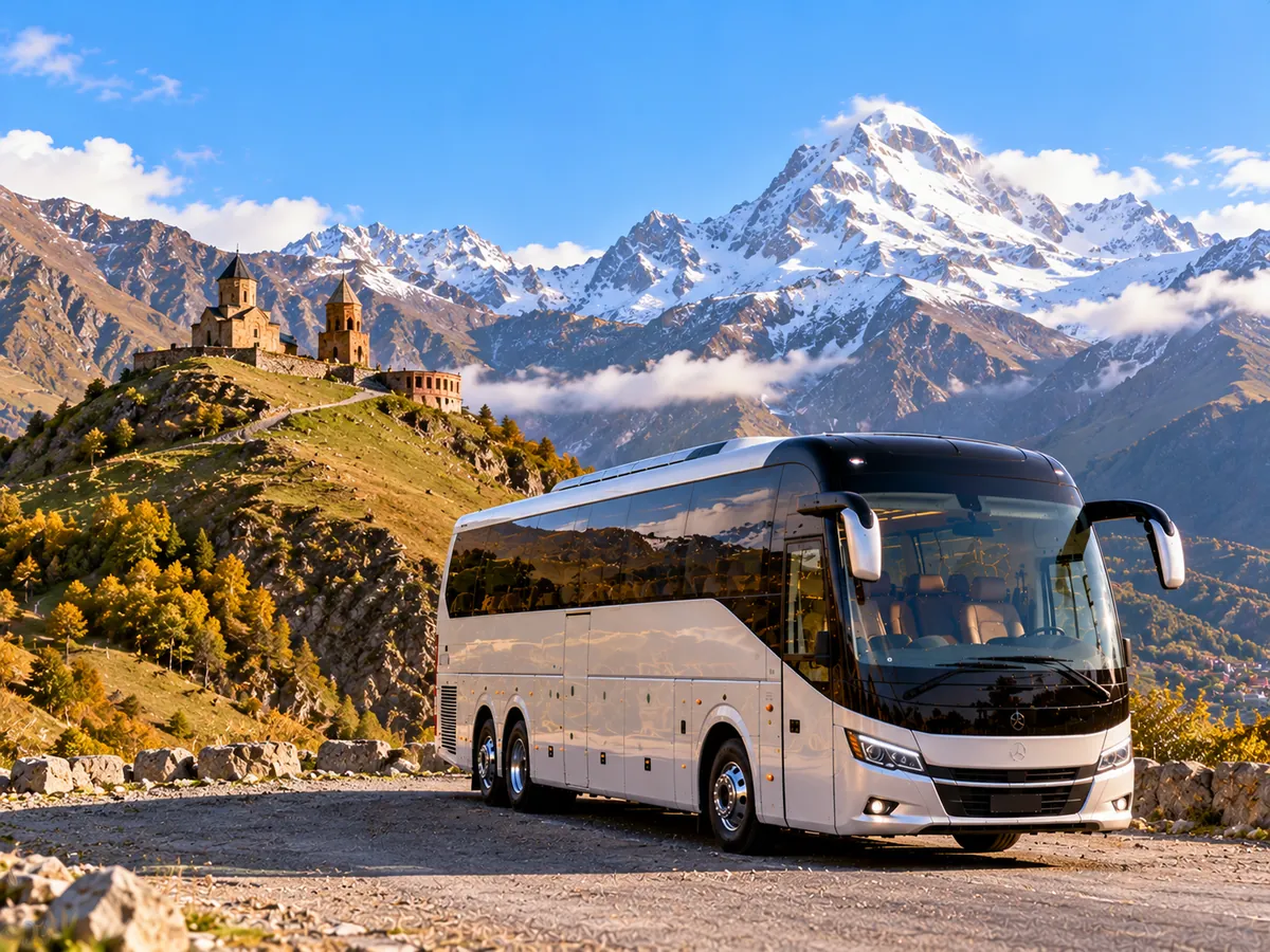 Kazbegi / Stepantsminda Coach Hire from Tbilisi