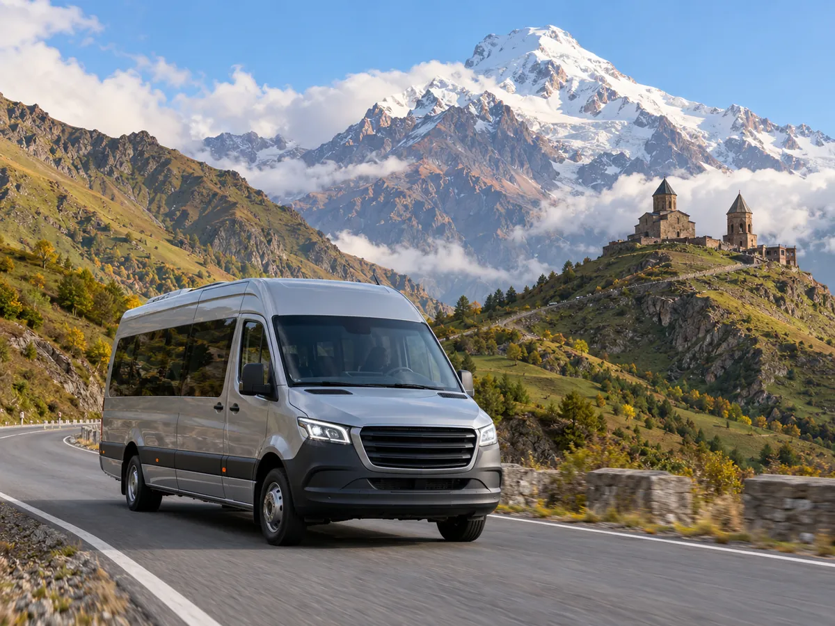 Tbilisi Airport to Kazbegi / Stepantsminda Group Transfer